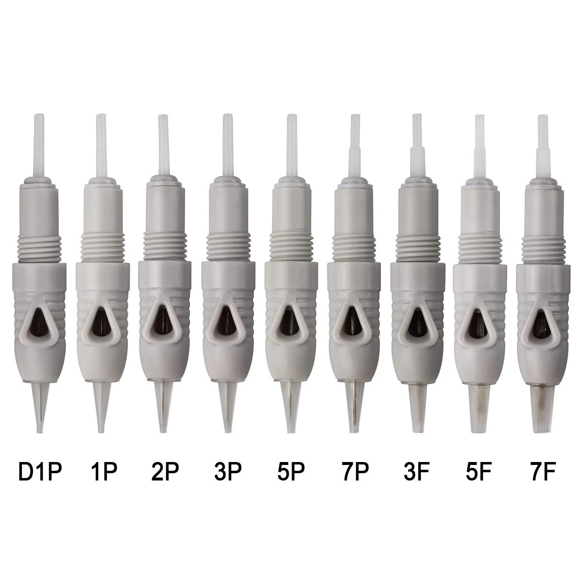 Microblading 10pcs Cartridge Needle for Charmant Permanent Makeup Machine Pen V7 Charme Princesse Grey Tattoo Machine Needle
