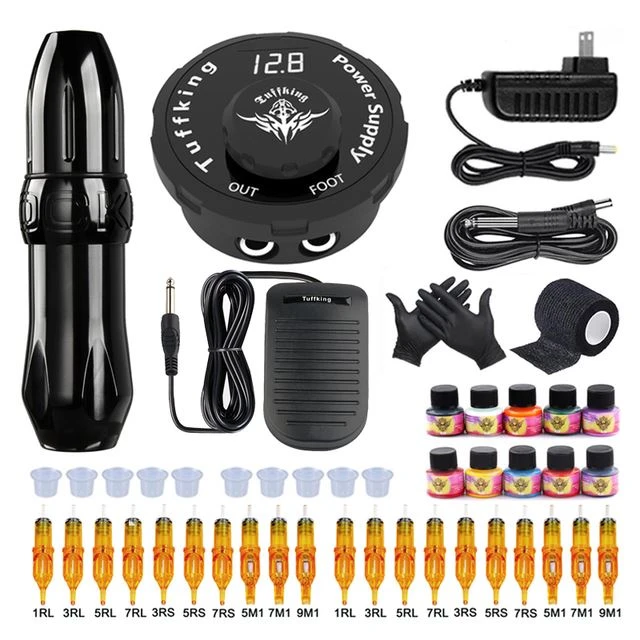 Rocket Tattoo Pen Kit de máquina de tatuaje rotativo